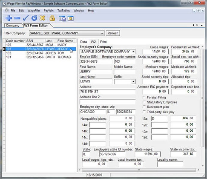WageFiler for PayWindow WageFiler for PayWindow