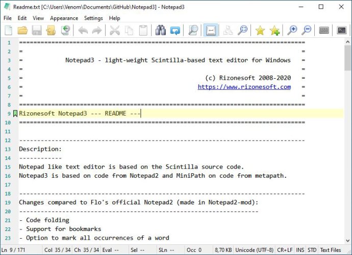Notepad3 - Download & Review