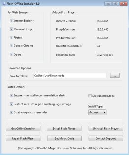 Flash Offline Installer
