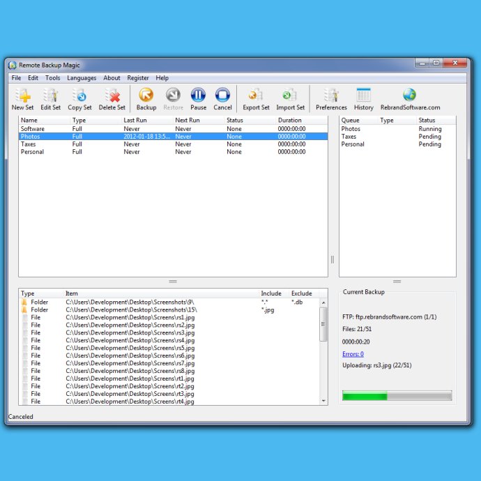 Remote Backup Magic Pro