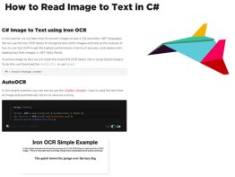 How to Read Text from an Image in C#