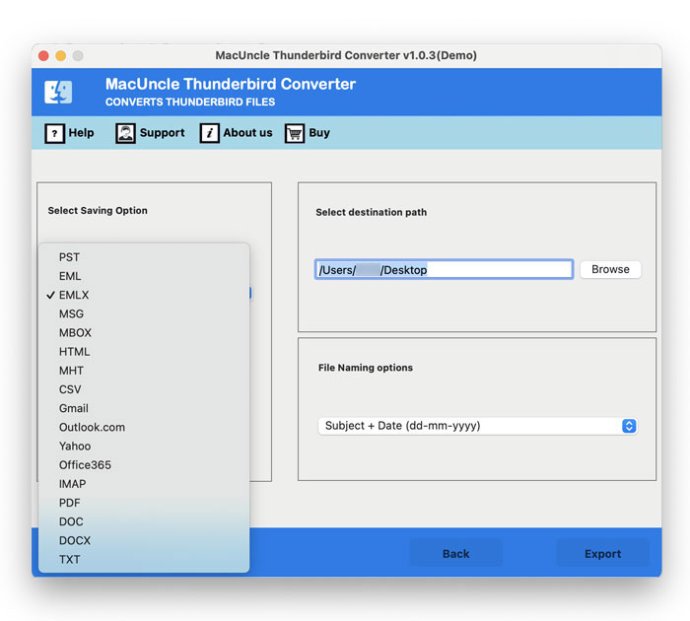 MacUncle Thunderbird Converter
